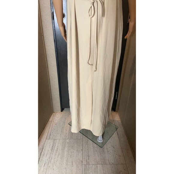Anna Maxwell size 16w beige maxi dress with tie waist - Picture 5 of 11